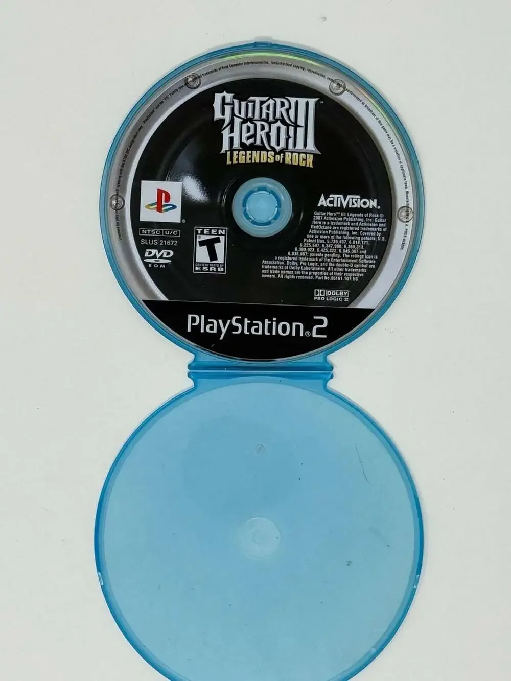 Guitar Hero III: Legends of Rock - PlayStation 2 Game Disc